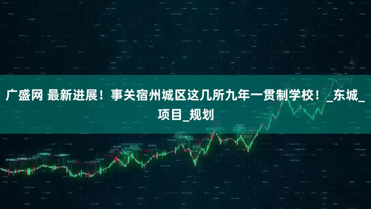 广盛网 最新进展！事关宿州城区这几所九年一贯制学校！_东城_项目_规划