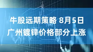 牛股远期策略 8月5日广州镀锌价格部分上涨